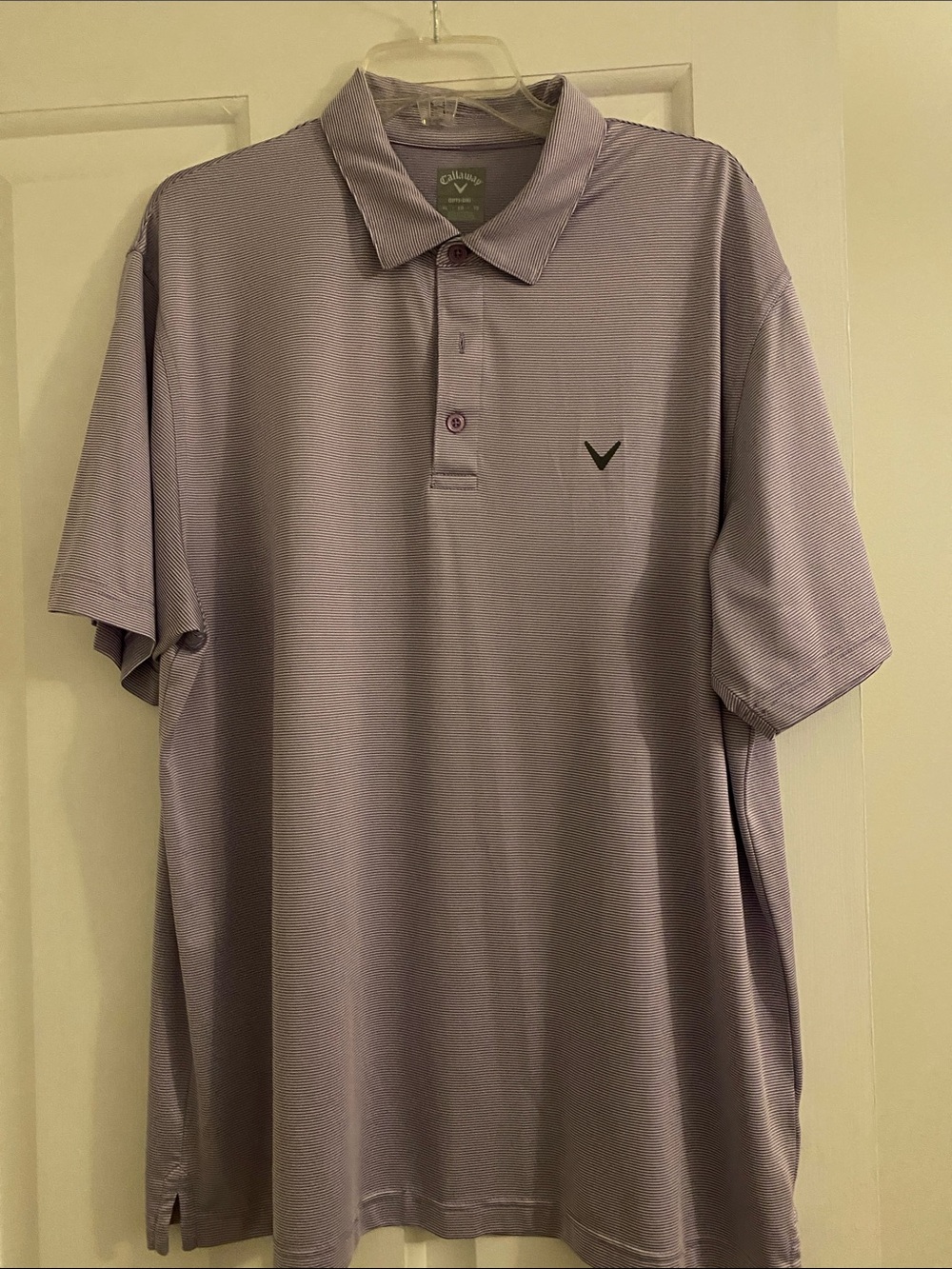Callaway Men’s Lavender Short Sleeve Polo